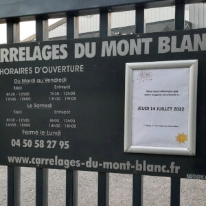 Carrelage du Mont Blanc