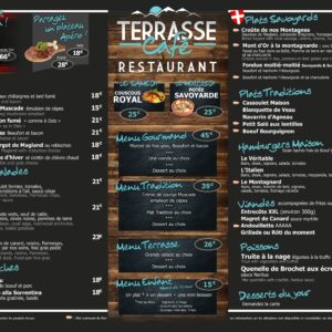 Terrasse Café-Set de Table