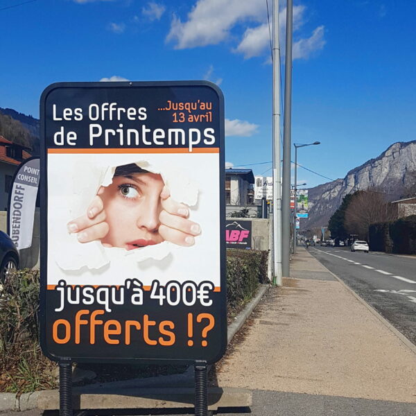 Chevalet stop trottoir ADF