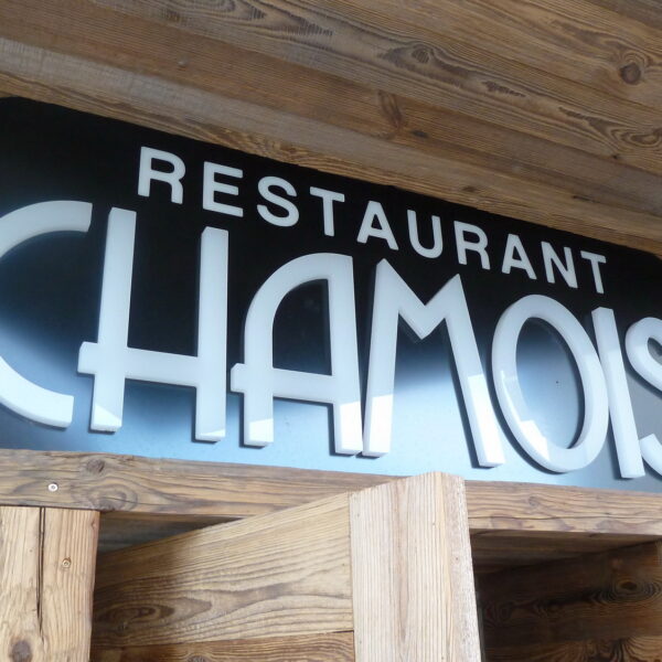 Enseigne Chamois Restaurant