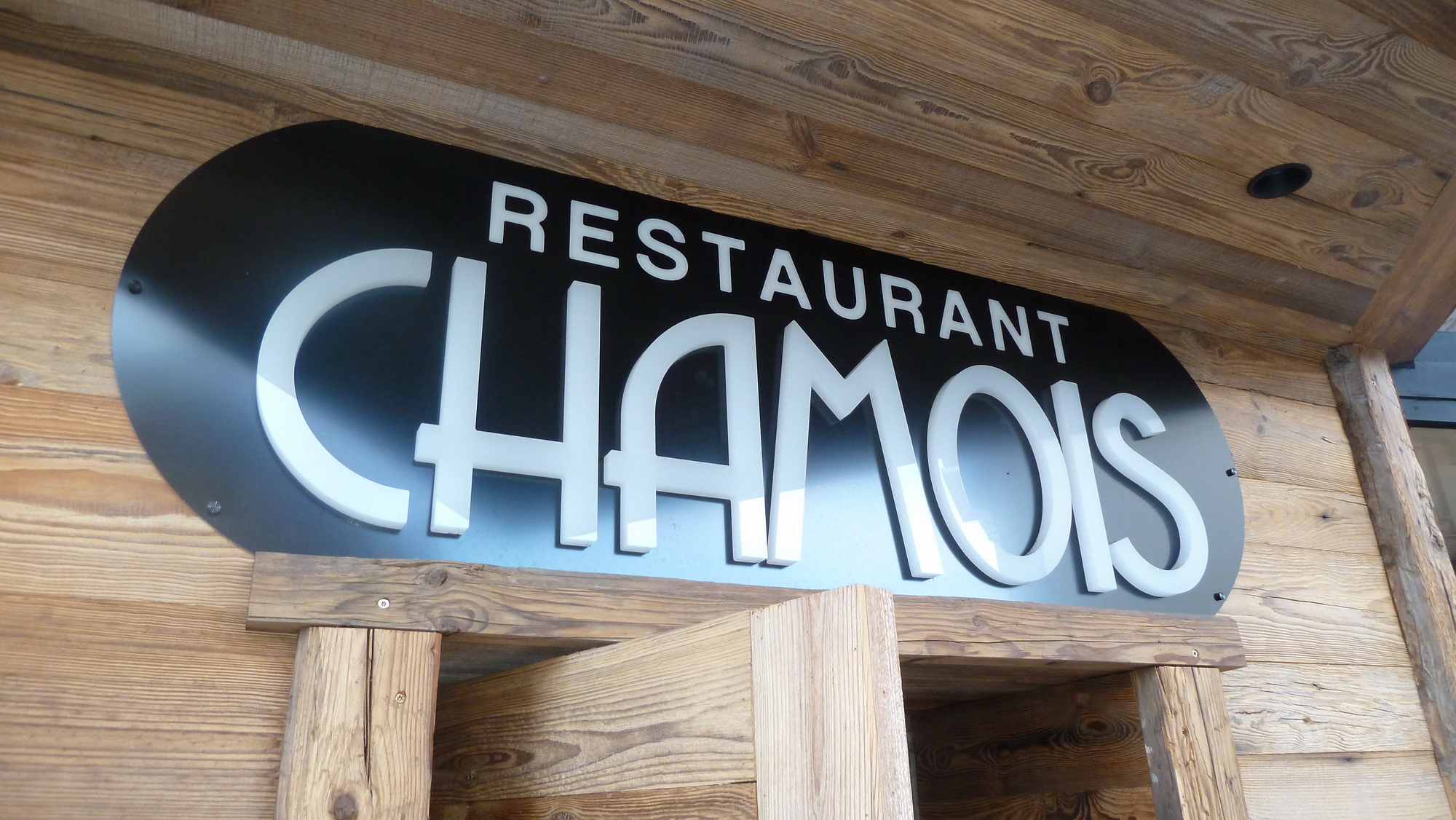 Enseigne Chamois Restaurant