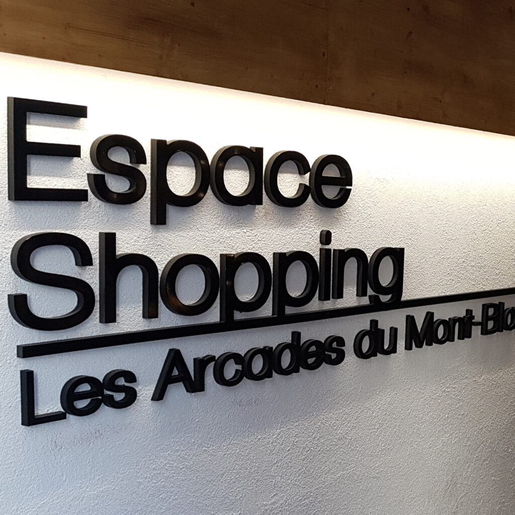 Enseigne Espace Shopping