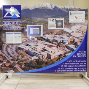 Porte affiche Hôpitaux du Pays du Mont-Blanc