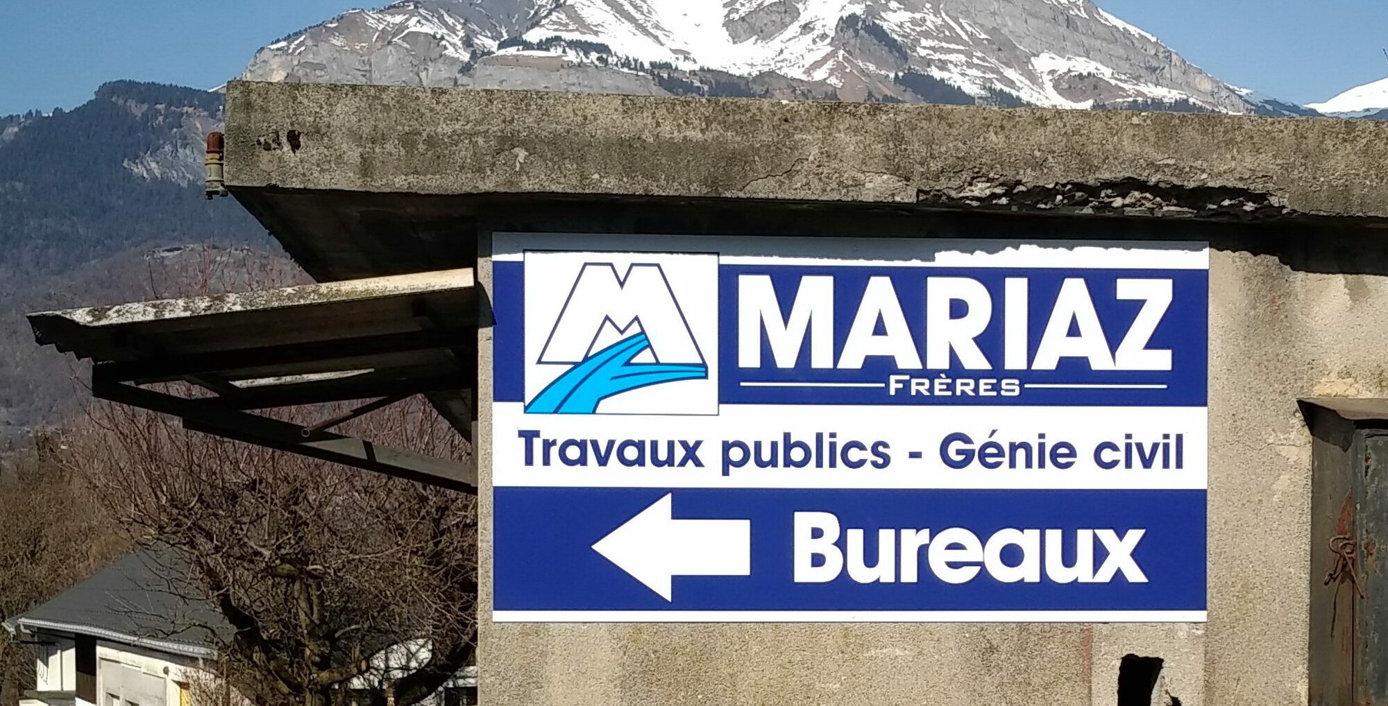 Signalétique Mariaz