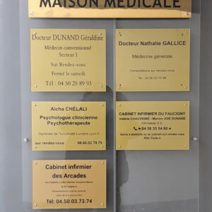Plaque Maison médicale
