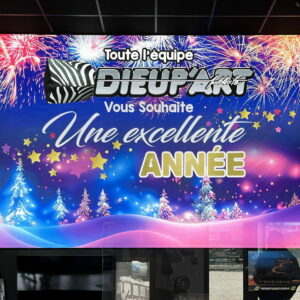 Photo bâche bonne année