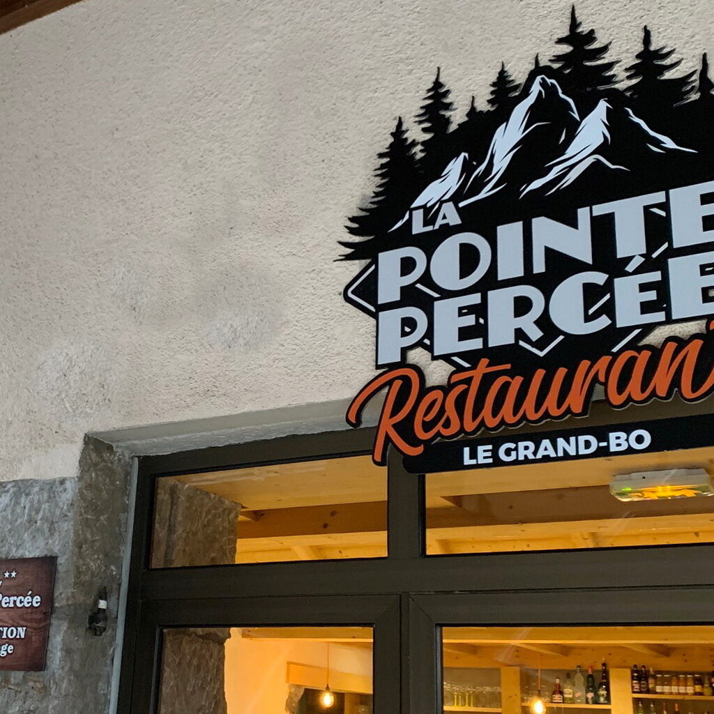 Enseigne Pointe Percée Restaurant