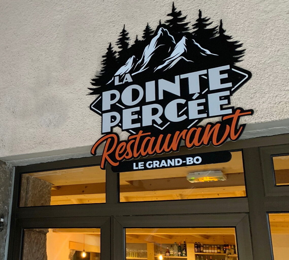 Enseigne Pointe Percée Restaurant