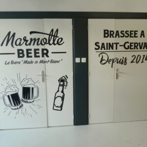 Signalétique intérieure Marmotte beer