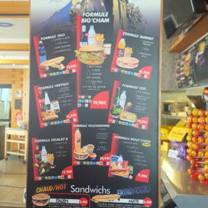 Affichage Tarif Summit 3842