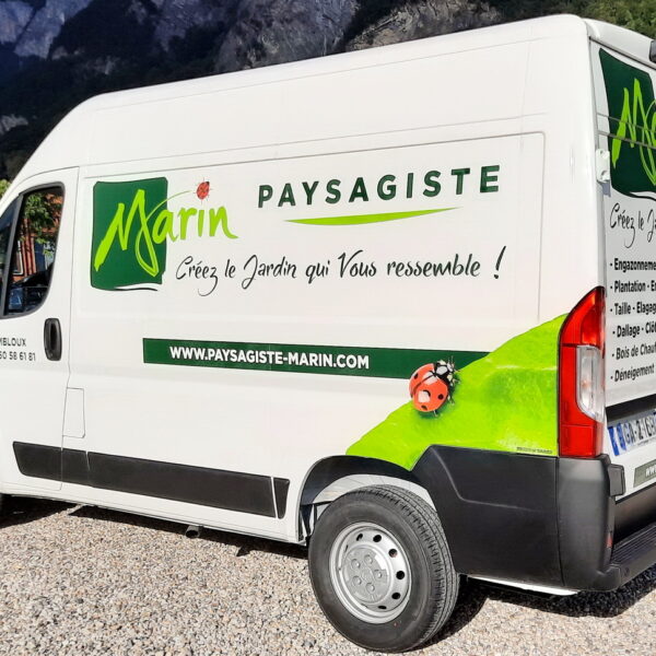 Texte Adhésif Marin Paysagiste