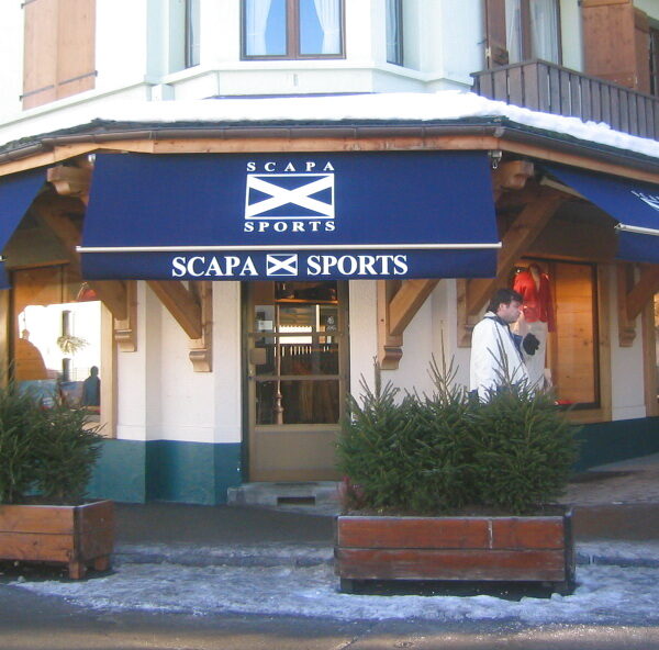 Marquage Store Scapa Sports