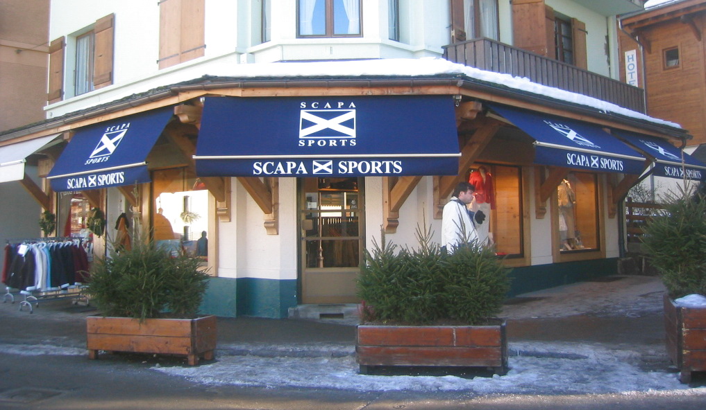 Marquage Store Scapa Sports