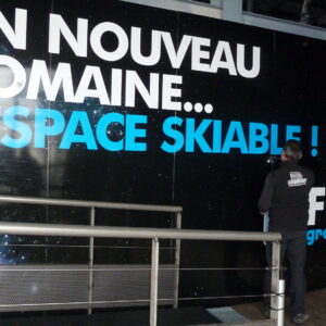 Domaine skiable de Flaine fresque murale