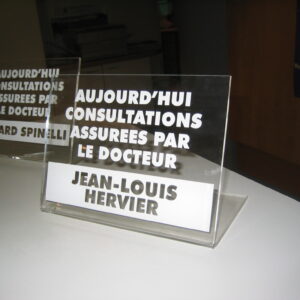 Signalétique intérieure radiologie Sallanches