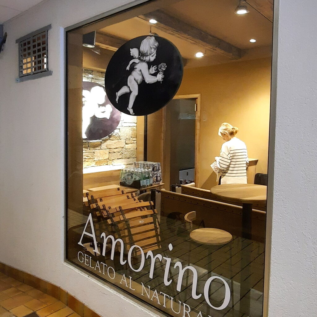 Amorino à Chamonix vitrine