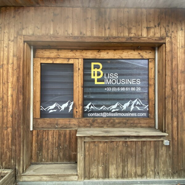 Bliss Limousine à Megève vitrine