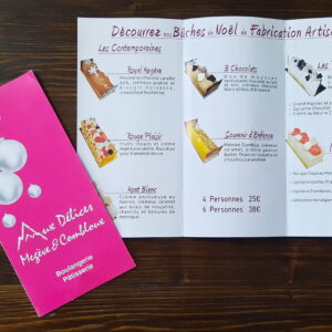 Aux Délices Megève & Combloux flyer