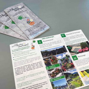 Les fleurs sourient flyer
