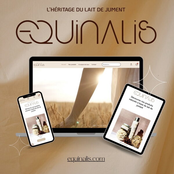 Equinalis mocku up site web