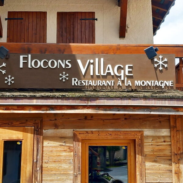 flocons village - enseigne