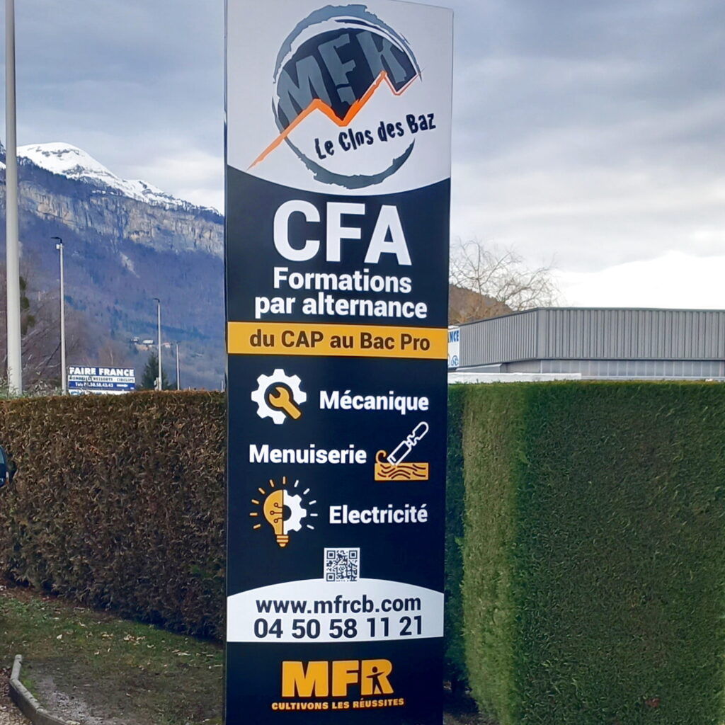 CFA Clos des Baz - totem