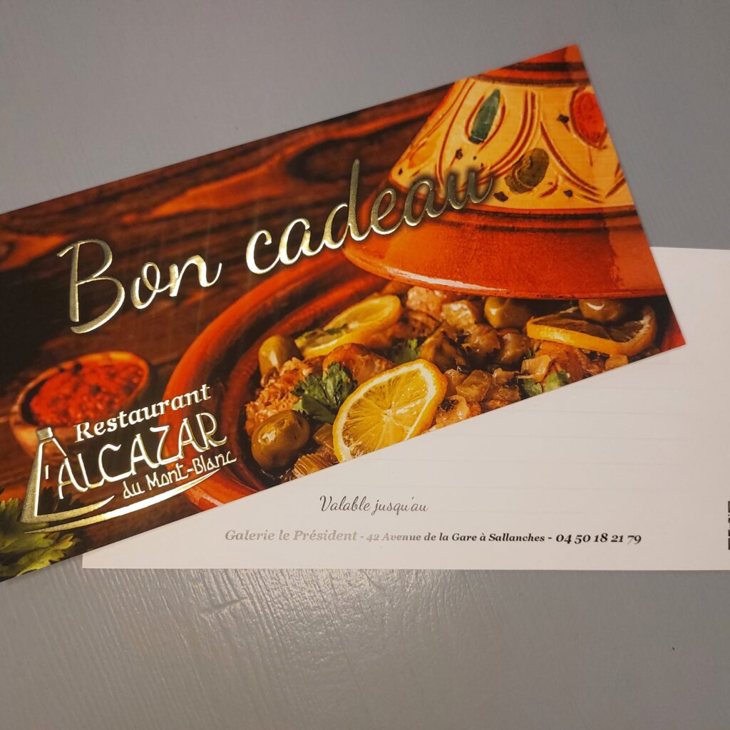 Carte de correspondance - restaurant alcazar