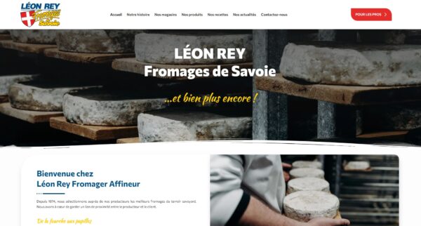 Accueil site Léon Rey