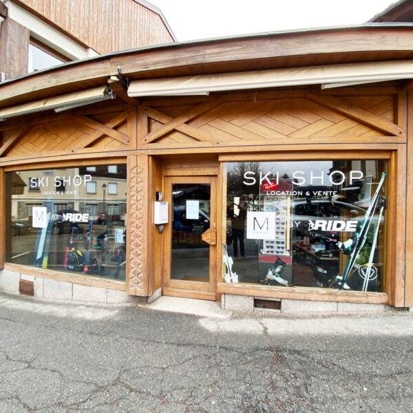 Ski Shop Ride x Hôtel Le M Megève : Une vitrine qui attire les regards !