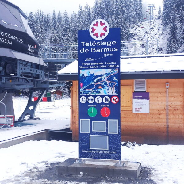Une signalétique visible dès l'arrivée !