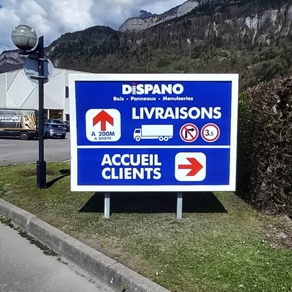 Une signalétique pro pensée pour l’efficacité chez Dispano