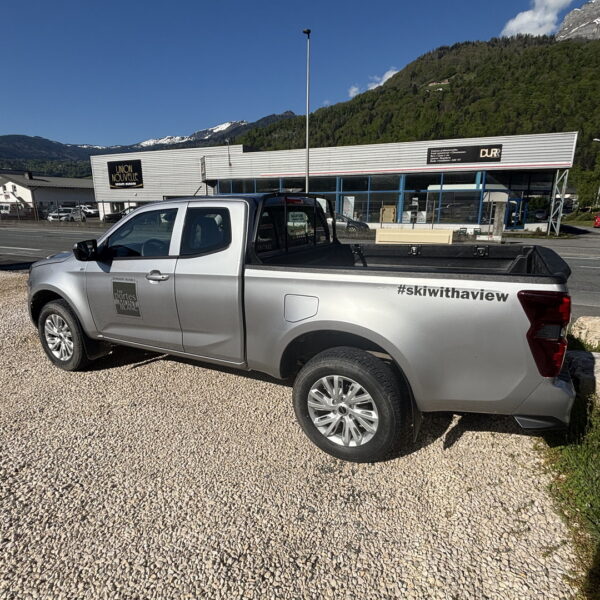 Covering sur le pick up des Portes du Mont Blanc