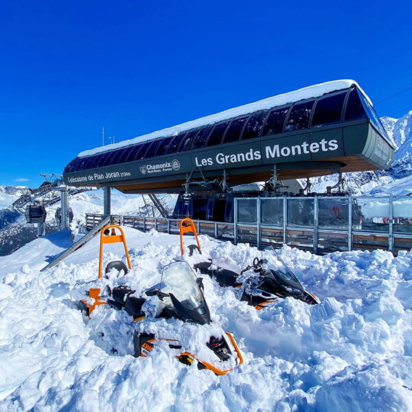 Signalétique d’altitude aux Grands Montets