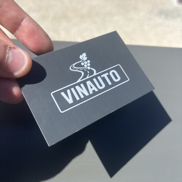 Carte de visite haut de gamme pour Vinauto