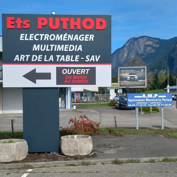 Enseigne Ets Puthod à Sallanches