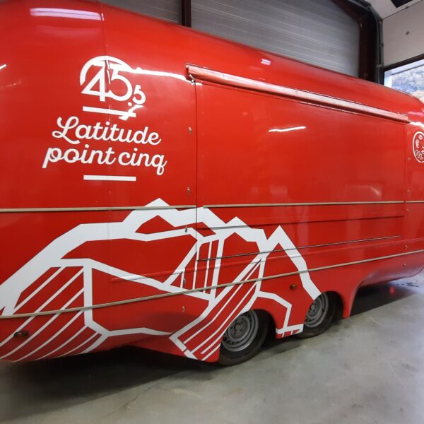 Décoration du Food-Truck Point 5 au Jaillet