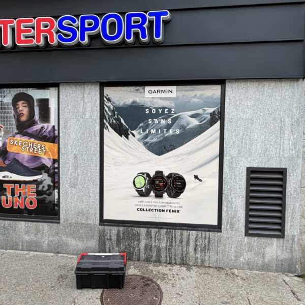Vitrine Intersport Chamonix