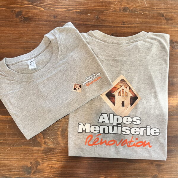 Marquage textile – Alpes Menuiserie Rénovation