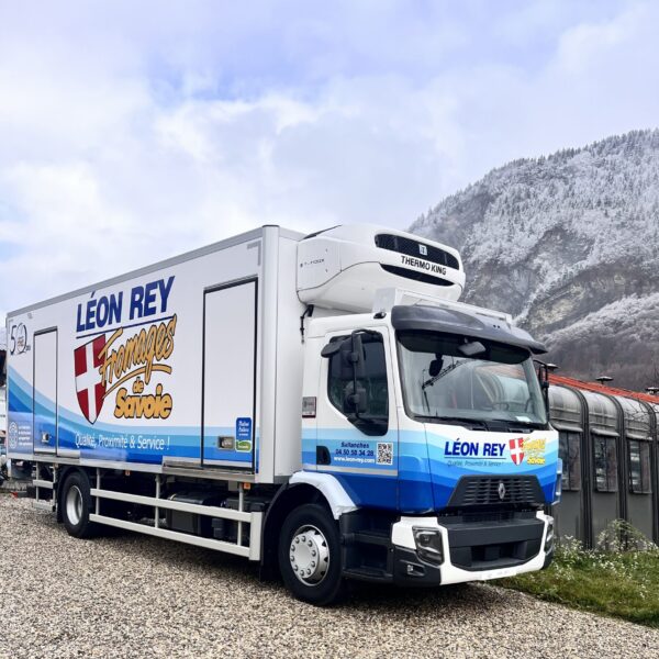 Marquage véhicule - Léon Rey Fromages de Savoie
