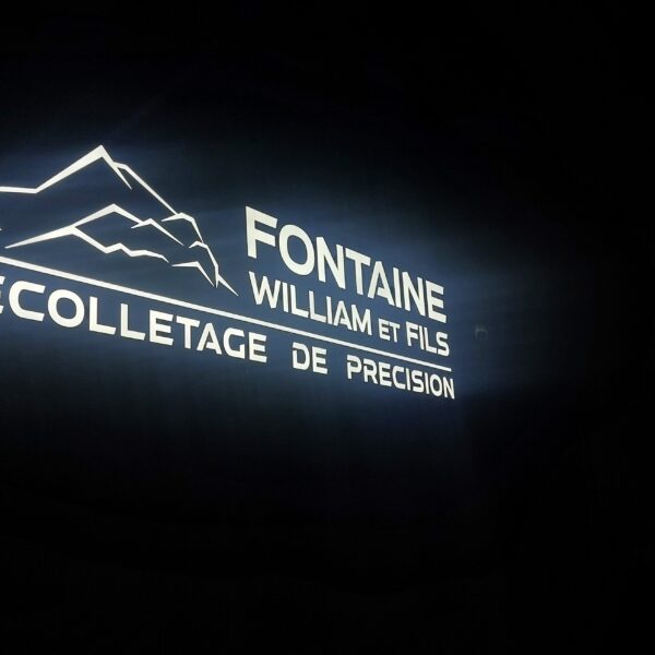 Enseignes lumineuses pour Fontaine Decolletage